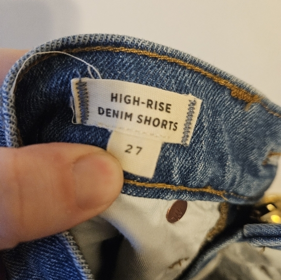 Madewell High Rise Denim Shorts - Picture 5 of 5